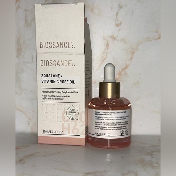 Biossance Squalane + Vitamin C Rose Oil. NIB - Picture 8 of 8